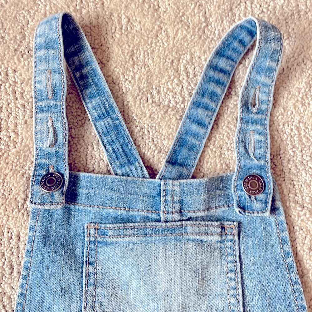 🐇 Size 4/5 Shortalls with Lace - Picture 3 of 8